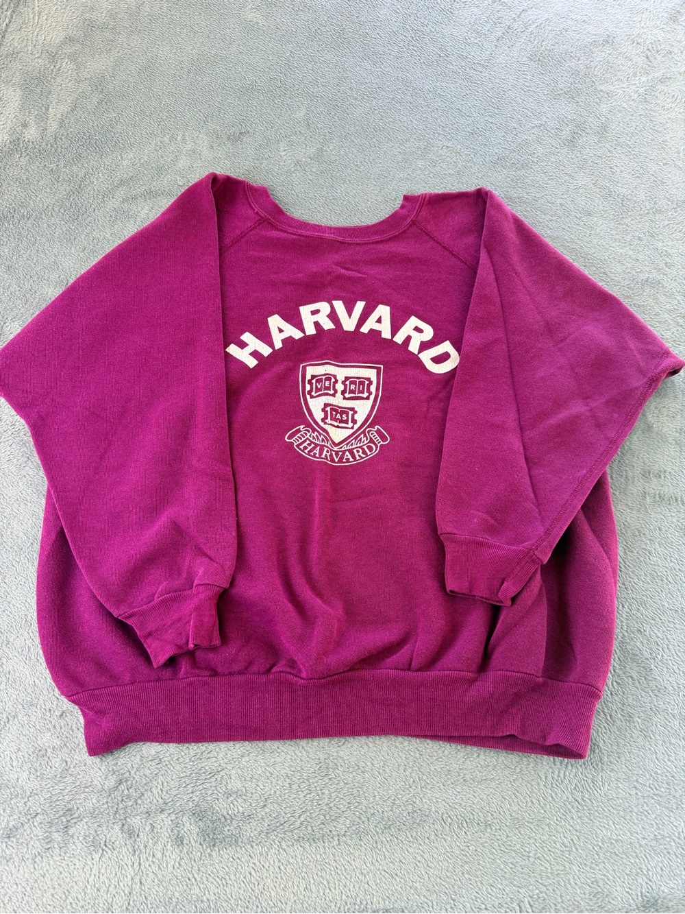 Vintage Harvard University Crewneck Sweatshirt - Discus Athletic Made In USA XL